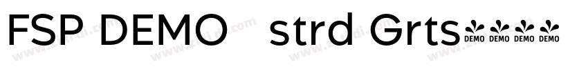 FSP DEMO   strd Grts字体转换